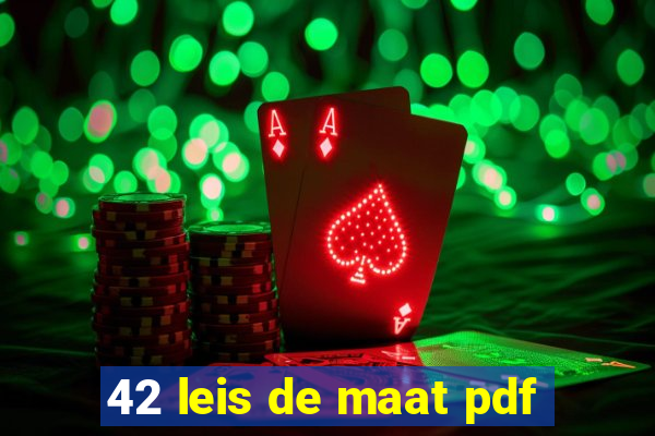 42 leis de maat pdf